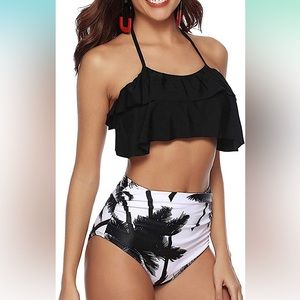 Adisputent High Waisted Bikini Swimsuit. NWT size Medium